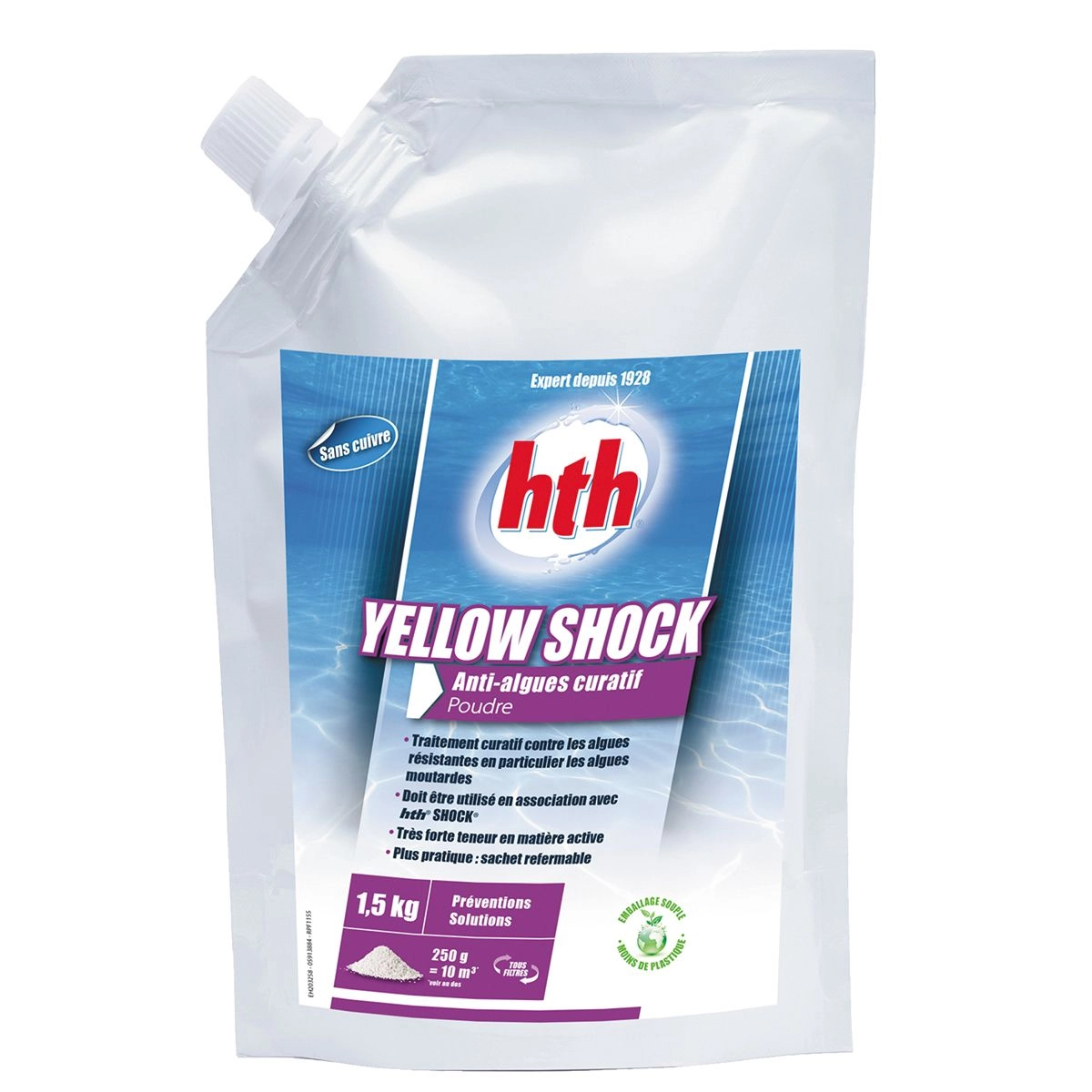 Anti-algues Yellow Shock HTH 1 Anti-algues Yellow Shock HTH